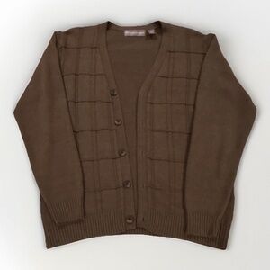 Oscar de la Renta - Dark Olive Cardigan (Men’s Large)